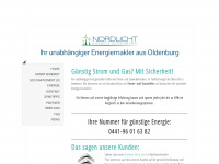 nordlicht-energie-oldenburg.de Webseite Vorschau