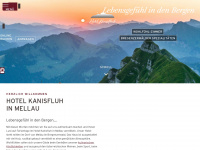 kanisfluh-mellau.at Webseite Vorschau
