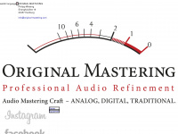 original-mastering.de Webseite Vorschau