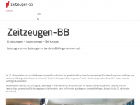 zeitzeugen-bb.de Webseite Vorschau
