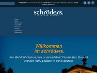 schroeders-gastronomie.de Webseite Vorschau