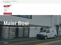 maler-bosi.ch Webseite Vorschau