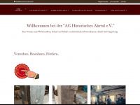 historisches-ahrtal.de Webseite Vorschau