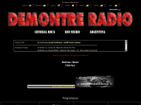 demontreradio.com.ar Webseite Vorschau