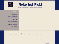 reiterhof-pickl.de Webseite Vorschau