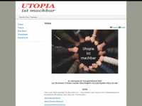 utopia-ist-machbar.de Webseite Vorschau