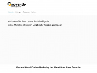 growthup-marketing.com Webseite Vorschau