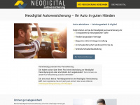 neodigital-autoversicherung.de Webseite Vorschau