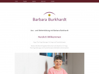 barbaraburkhardt.ch Webseite Vorschau