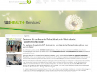 health-services.at Webseite Vorschau