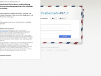 postleitzahl-plz.ch Webseite Vorschau