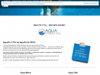 aquafit4you.ch Webseite Vorschau
