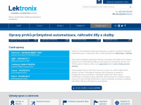 lektronix.com Webseite Vorschau
