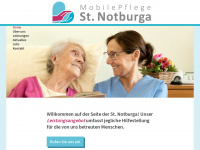 notburgapflege.at Webseite Vorschau
