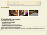 nickaudio.de Webseite Vorschau