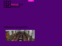 prideart.eu Webseite Vorschau