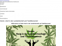 textilhanf.de Webseite Vorschau