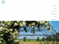 psychotherapie-bremer.de Webseite Vorschau