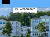 villa-eden-binz.de Webseite Vorschau