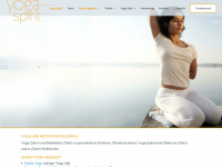 yoga-spirit.ch Webseite Vorschau