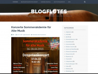 blogflutes.com Webseite Vorschau