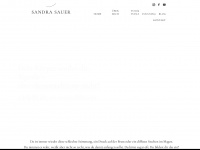 sandrasauer.com Webseite Vorschau