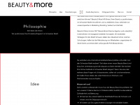 beautyandmore.ch Webseite Vorschau