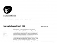 transphilosophisch.de Webseite Vorschau