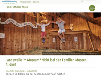 familien-museen-allgaeu.de Webseite Vorschau