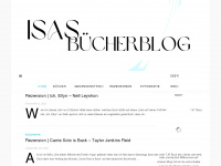 isasbuecherblog.com Webseite Vorschau