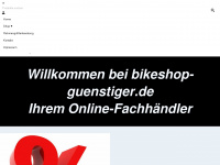 bikeshop-guenstiger.de Webseite Vorschau