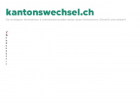 kantonswechsel.ch Webseite Vorschau