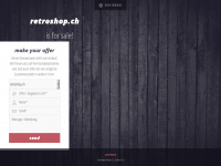 retroshop.ch Webseite Vorschau