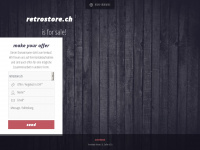 retrostore.ch Webseite Vorschau