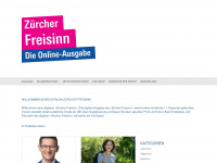 fdpzh-freisinn.ch Webseite Vorschau