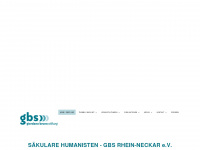 gbs-rhein-neckar.org Webseite Vorschau