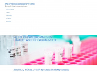 haemostaseologicum-mitte.com Webseite Vorschau