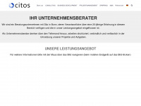 citos-consulting.de Webseite Vorschau