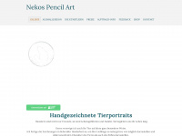 nekos-pencilart.com Webseite Vorschau