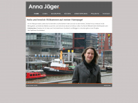 anna-jaeger.de Webseite Vorschau