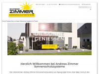 zimmer-sonnenschutzsysteme.de Webseite Vorschau