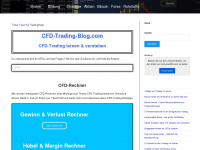 cfd-trading-blog.com Webseite Vorschau