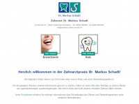 zahnarzt-schadt.de Webseite Vorschau