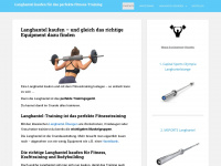 langhantel-kaufen.ch Webseite Vorschau