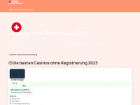 casino-ohne-anmeldung.ch Webseite Vorschau