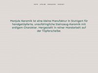 manjula-keramik.com Webseite Vorschau