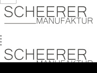 scheerer-manufaktur.de Webseite Vorschau