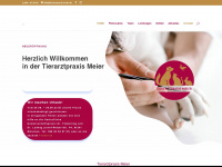 tierarztpraxis-meier.de Webseite Vorschau