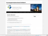 kirche-klettbach.de Webseite Vorschau