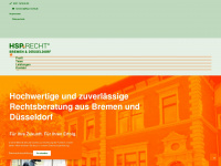 hsp-rechtsanwalt-bremen-duesseldorf.de Webseite Vorschau